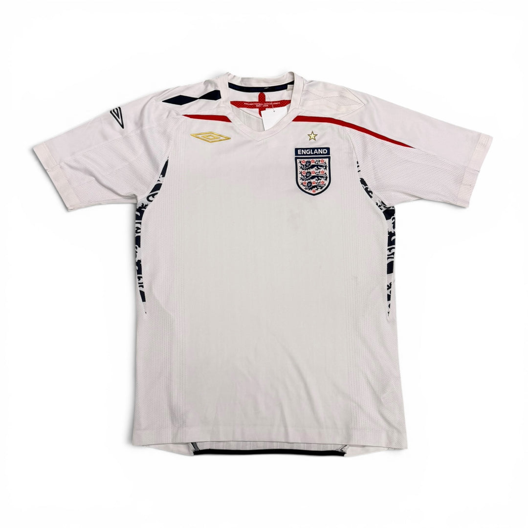 2007 Vintage England White Umbro Football Shirt (S)