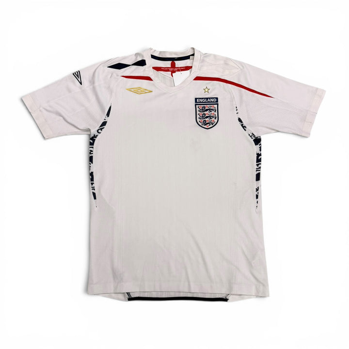 2007 Vintage England White Umbro Football Shirt (S)