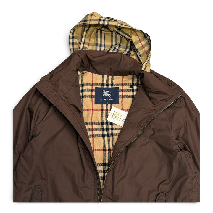 Vintage Burberrys Hooded Jacket Brown (M)