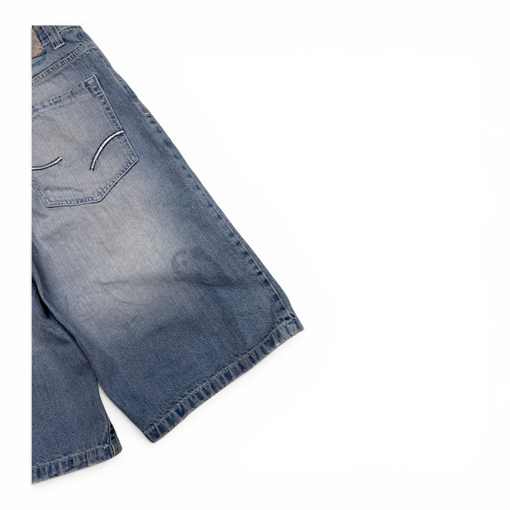 Vintage Southpole Baggy Denim Shorts Blue (34")