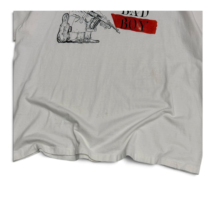 Vintage Italian Bad Boy Graphic T shirt White (XL)