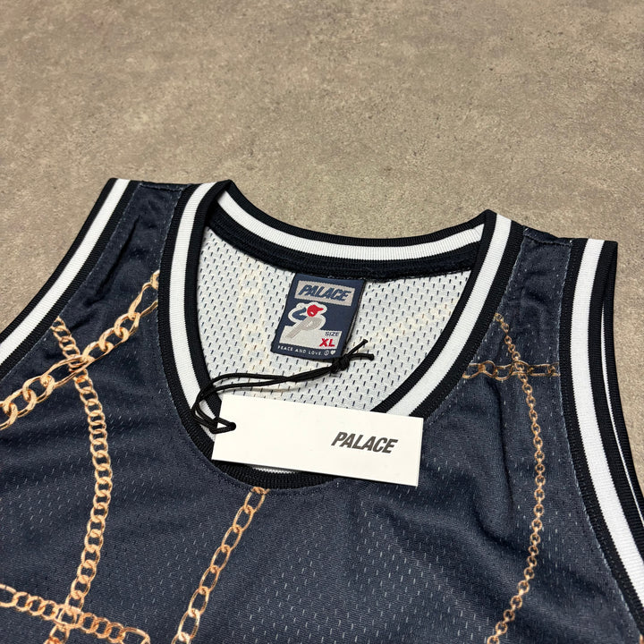 Palace Chain Navy Basketball Vest (XL)