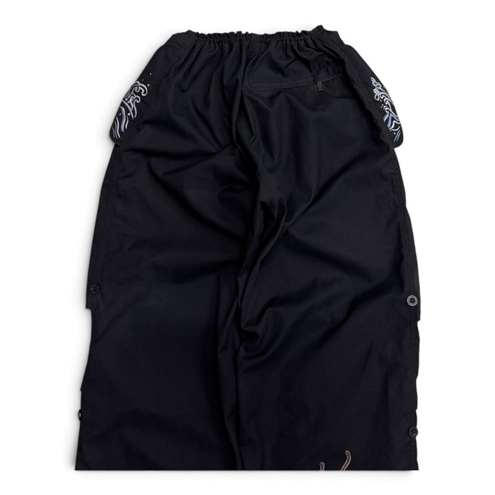 Maharishi Black Embroidered Dragon Snow Pants (M)