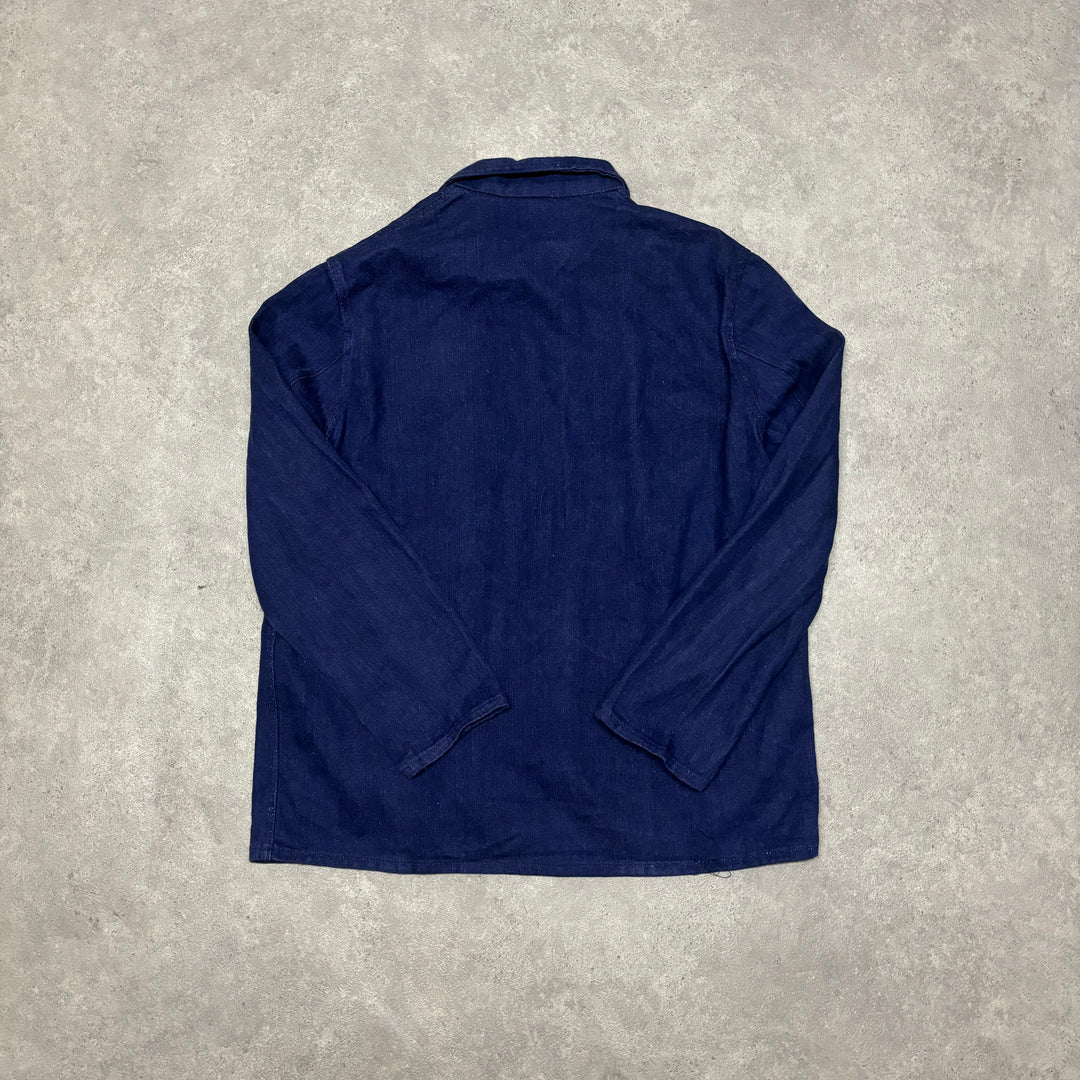 Vintage Dark Navy French Chore Jacket (M)