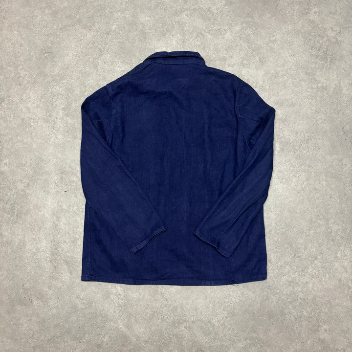 Vintage Dark Navy French Chore Jacket (M)