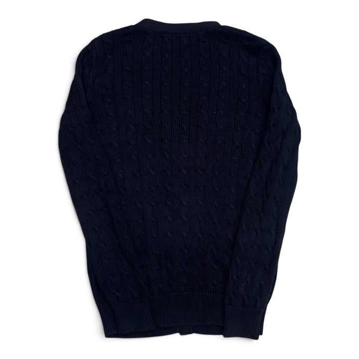 Vintage Polo Ralph Lauren Navy Cable Knitted Cardigan (M)