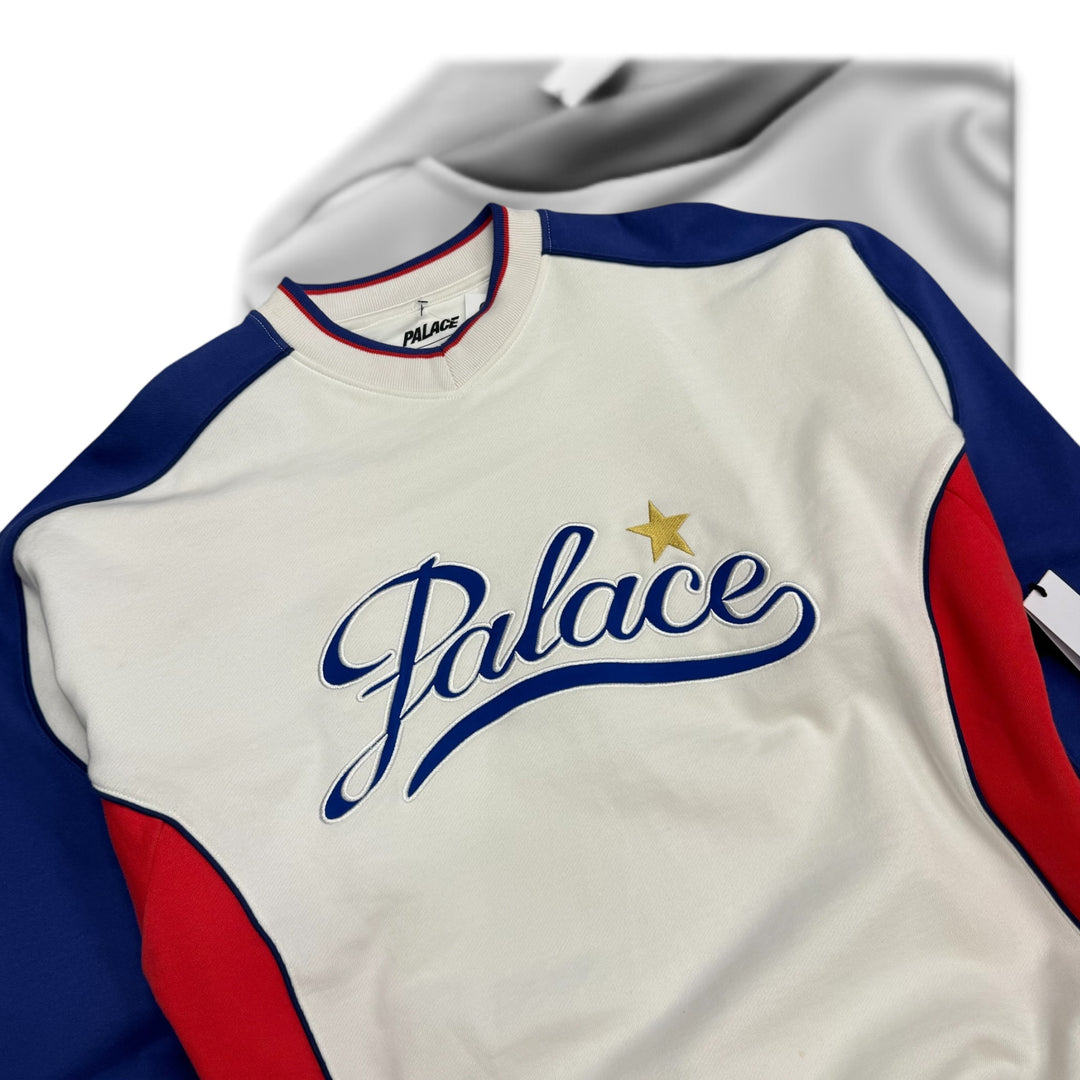 BNWT Palace Star Script Crew Sweatshirt White (M)