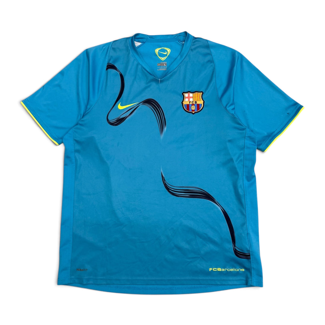 00's Vintage Barcelona Blue Training Football Shirt (L)