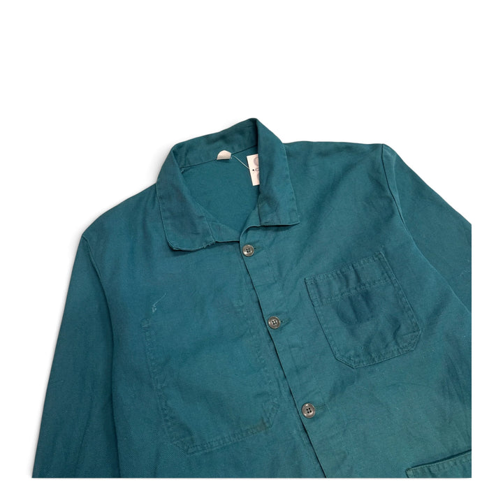 Vintage Distressed Green French Chore Jacket (M)