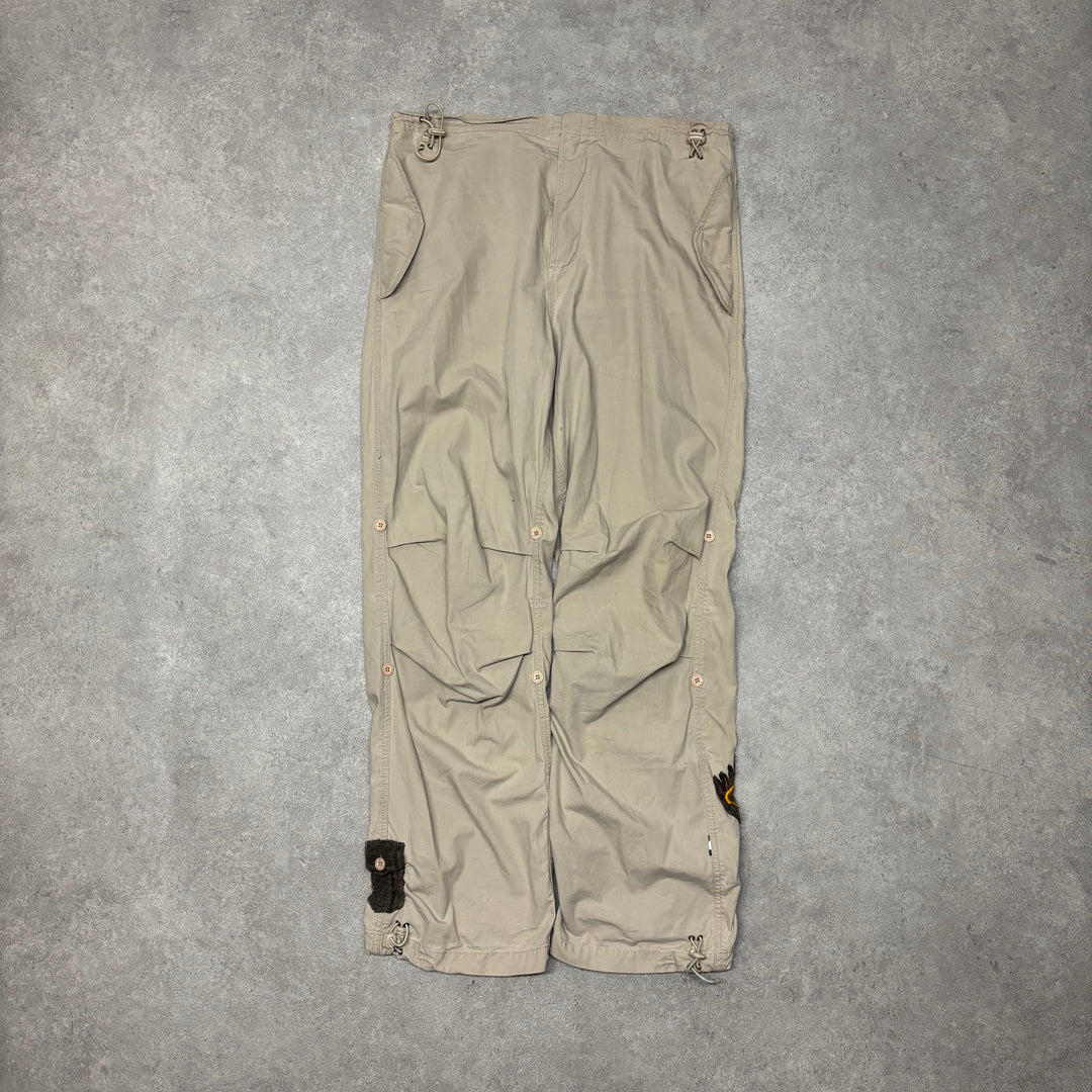 Vintage Maharishi Beige Cargo Trousers (L)