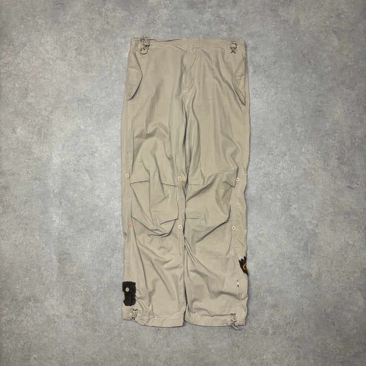 Vintage Maharishi Beige Cargo Trousers (L)