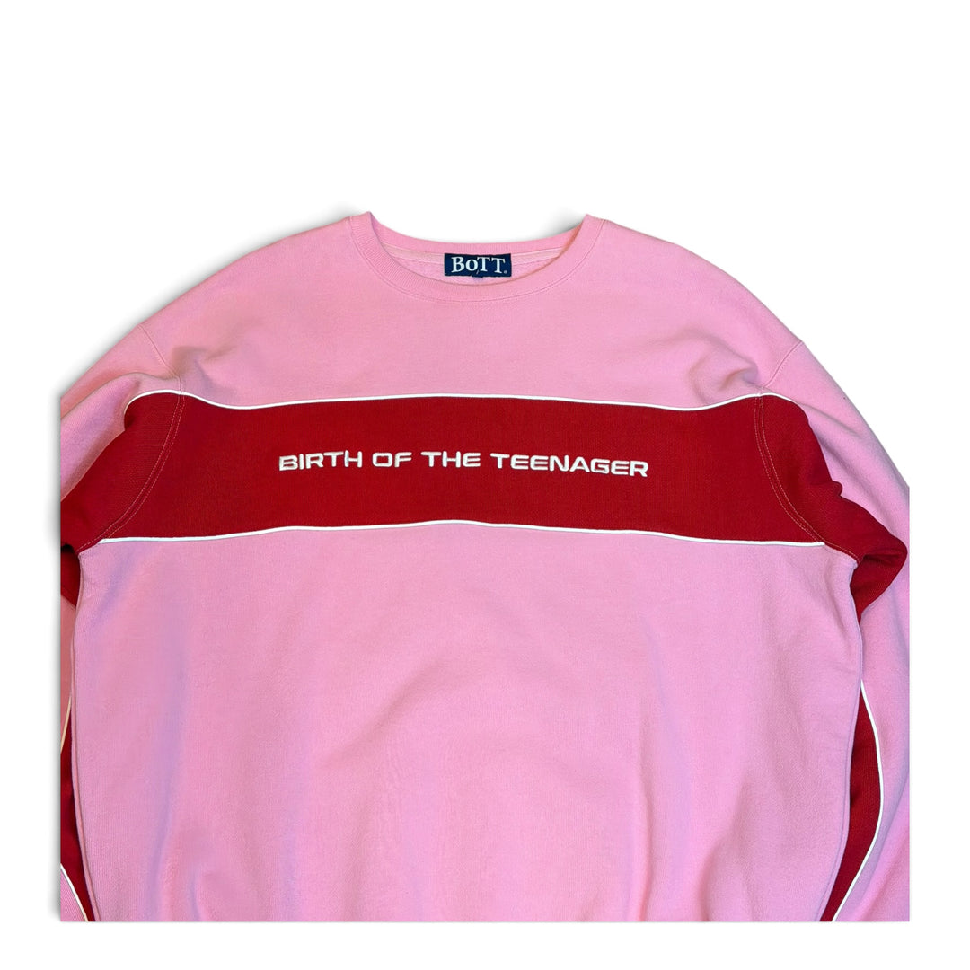 Bott Pink Spellout Sweatshirt (XL)