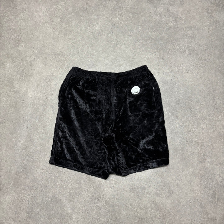 Supreme Fuzzy Pile Black Shorts (M)
