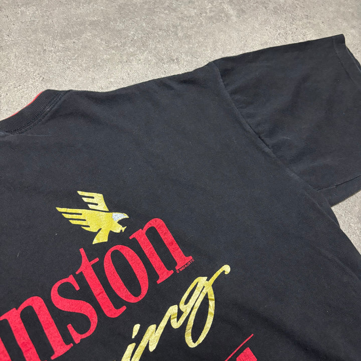 Vintage Winston Racing Black Graphic Pocket T-Shirt (XL)