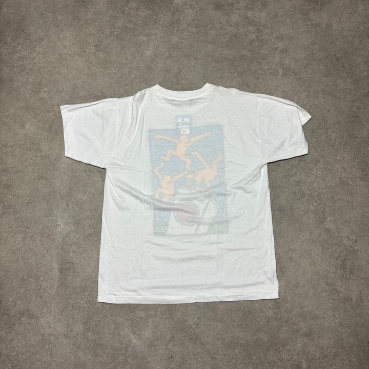 Rare 1986 Vintage Keith Haring x Lucky Strike Graphic T-Shirt (XL)