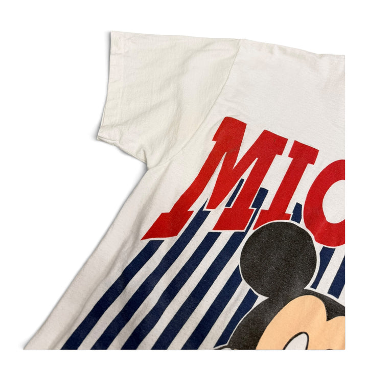 Vintage Single Stitch Mickey Graphic T shirt White (L)