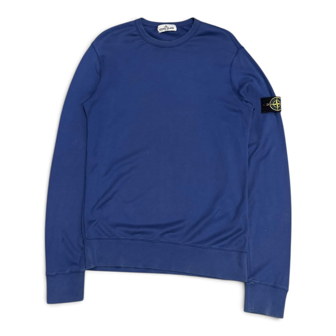 Stone Island Crew Neck Long Sleeve Top Blue (L)