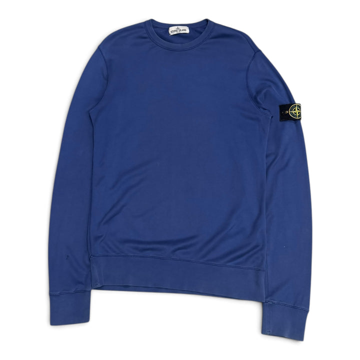 Stone Island Crew Neck Long Sleeve Top Blue (L)