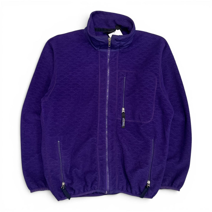 Vintage Patagonia Zip Up Fleece Sweater Purple (M)