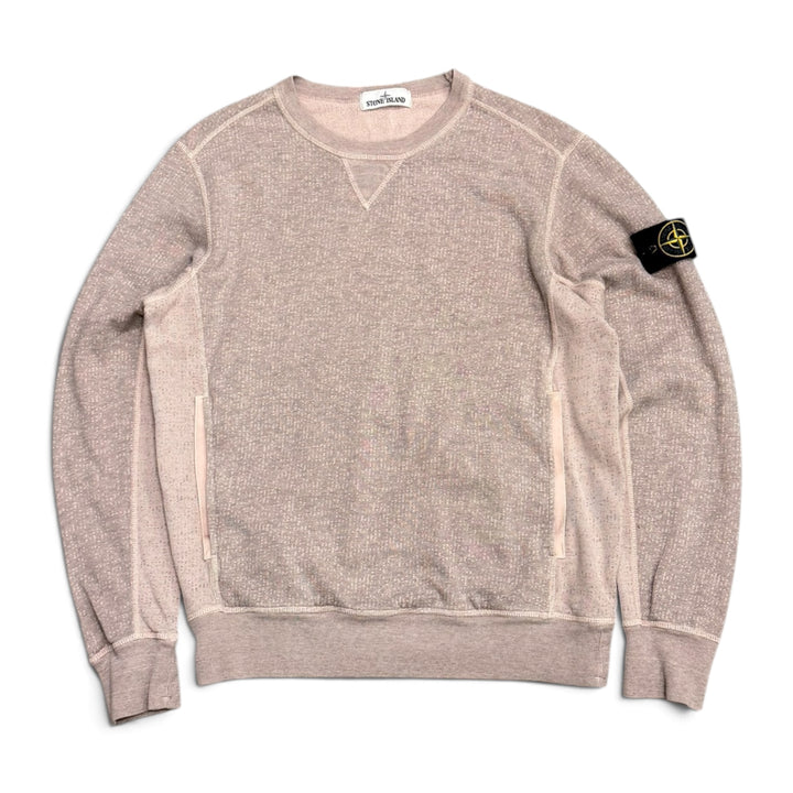 Stone Island Crew Neck Knitted Sweatshirt Grey (M)