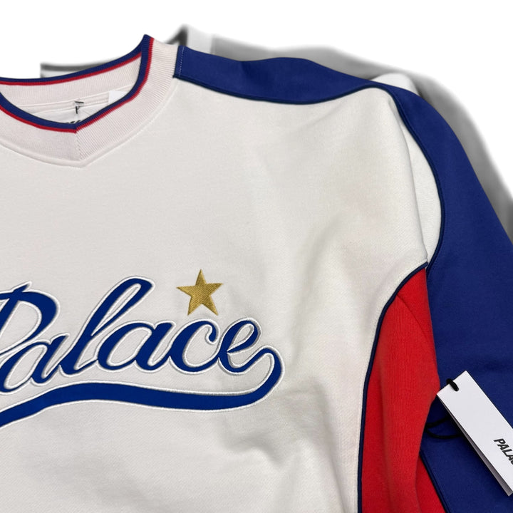 BNWT Palace Star Script Crew Sweatshirt White (M)