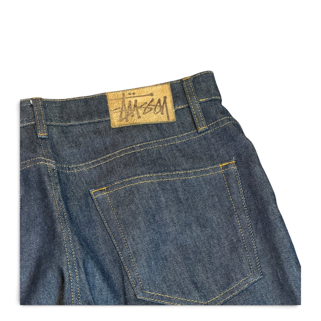 Stussy Dark Blue Raw Denim Jeans (30)