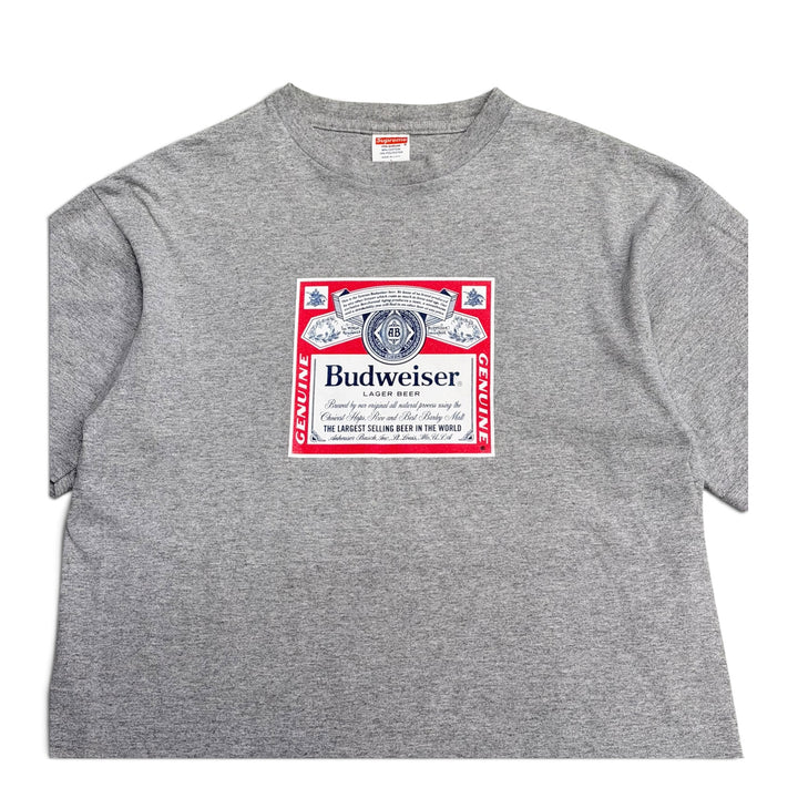 Rare Supreme X Budweiser T shirt Grey (L)