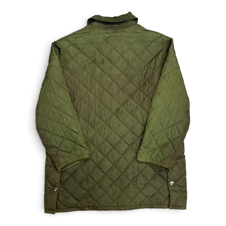 Vintage Burberrys Quilted Jacket Green (L)