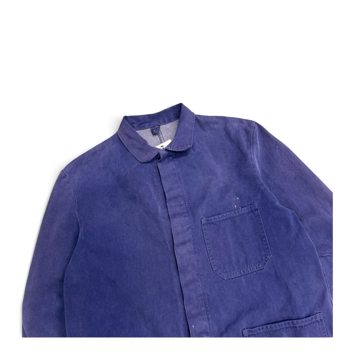Vintage Distressed Faded (M)Blue French Chore Jacket