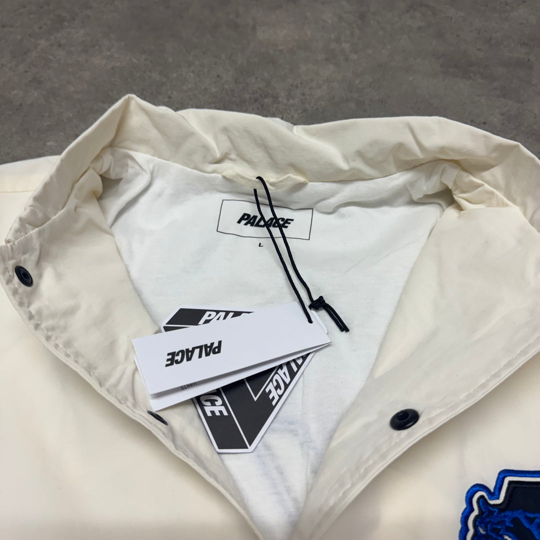 Palace Cream Panther Coach Jacket (L)