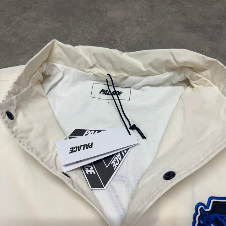 Palace Cream Panther Coach Jacket (L)