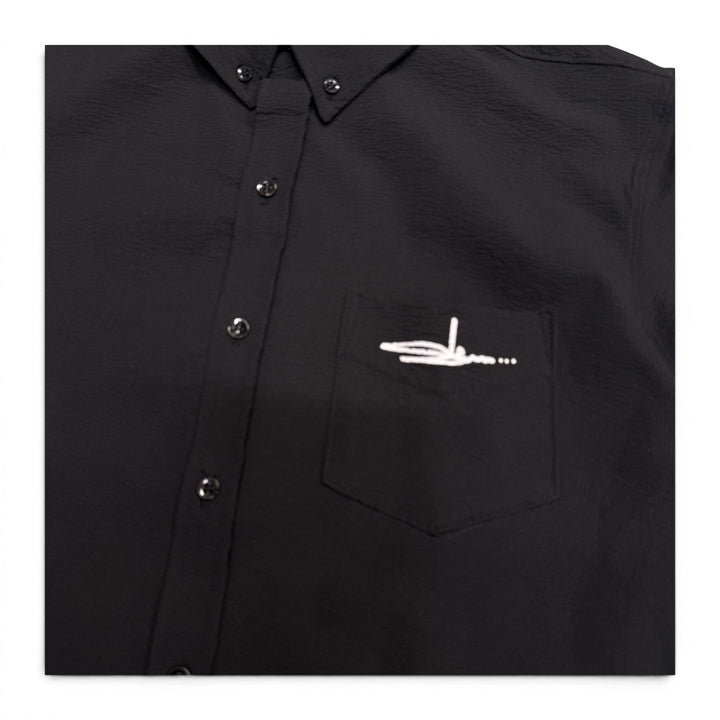 Slawn Graphic Short Sleeve Shirt Black(S)