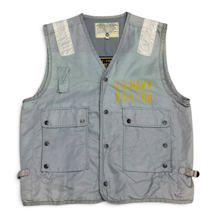 Vintage Avirex Technical Vest Grey (L)