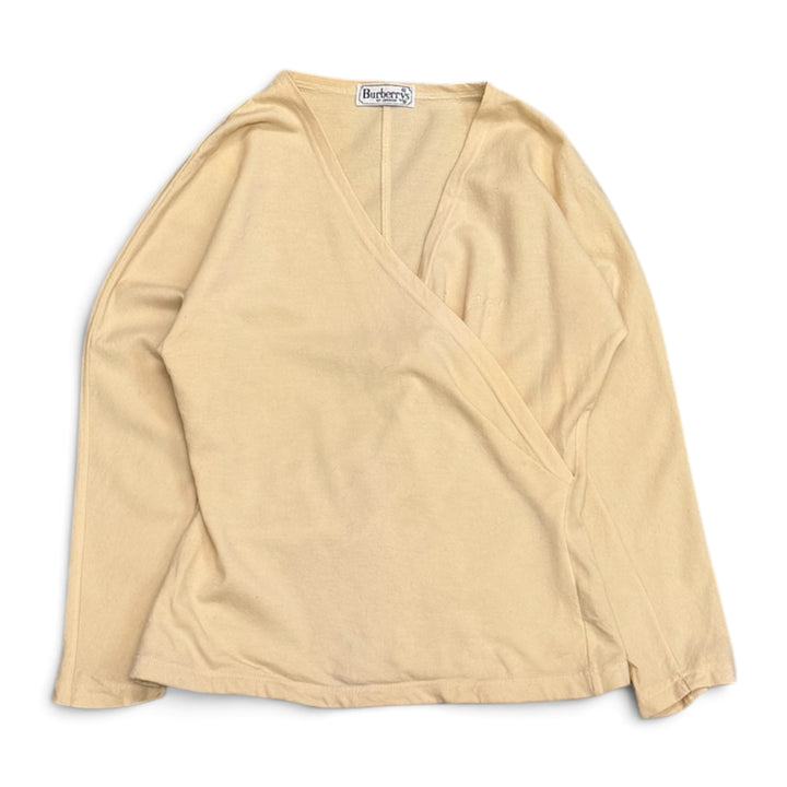 Vintage Burberry Women Blouse Cream (M)