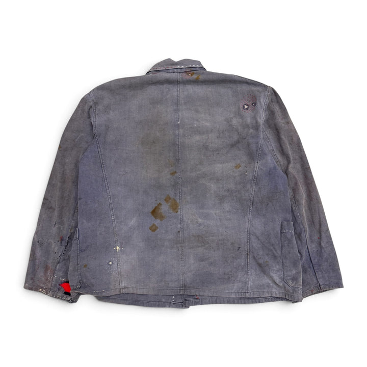Vintage Reworked Faded Navy French Chore Jacket (M/L)