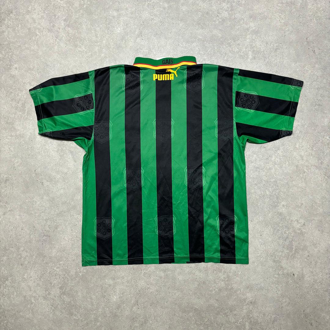 1998' Vintage Puma GAIS Gotëborg Green Football Shirt (XL)