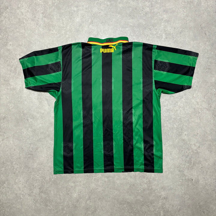 1998' Vintage Puma GAIS Gotëborg Green Football Shirt (XL)