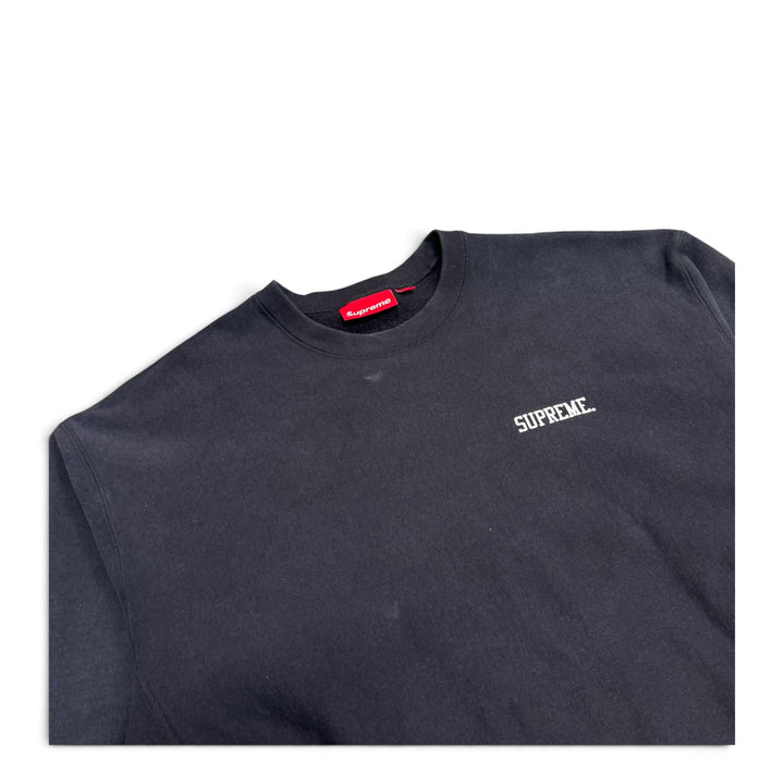 Supreme Washed Crewneck Sweatshirt Black (L)