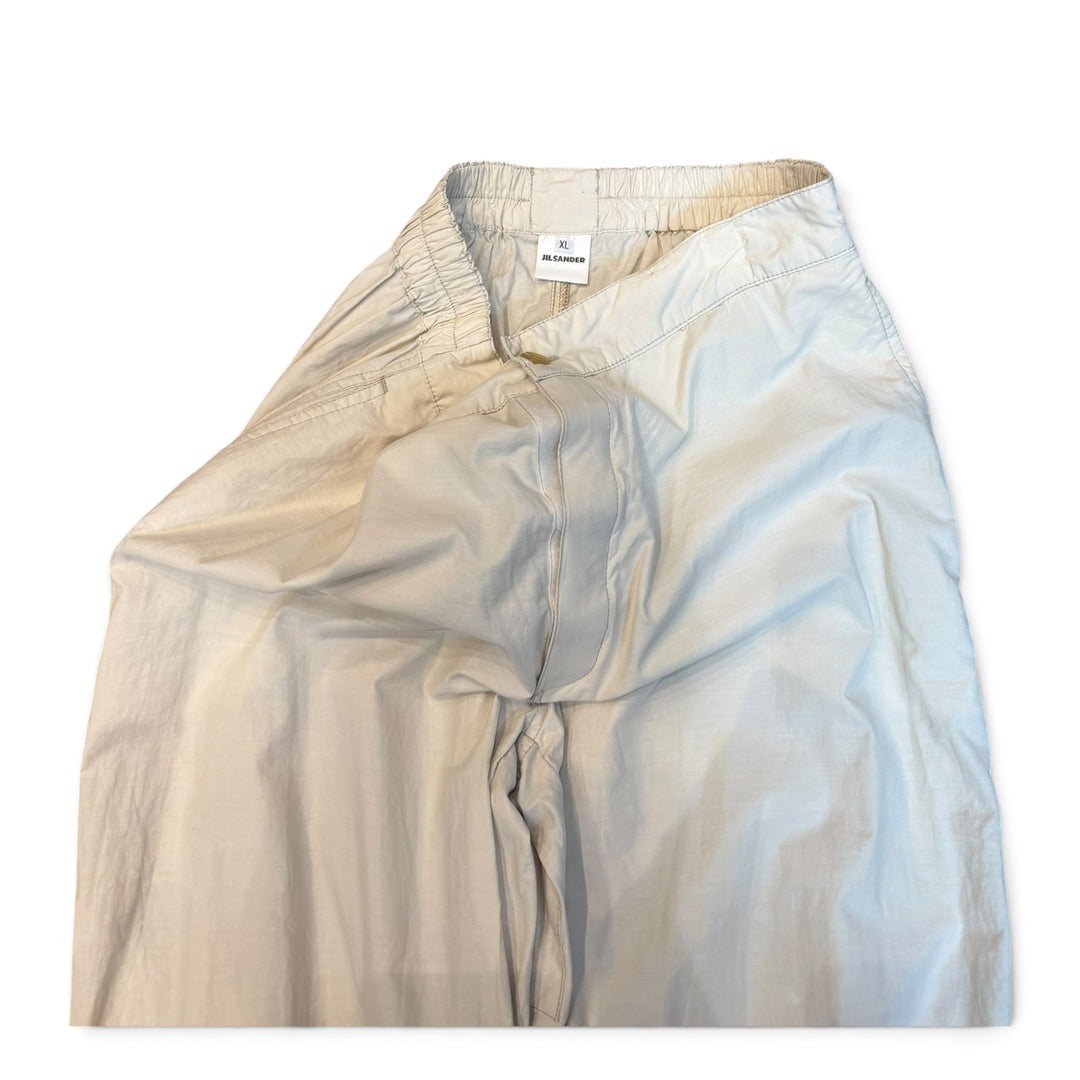 Jil Sander Cream Lightweight Tech Pants (XL)