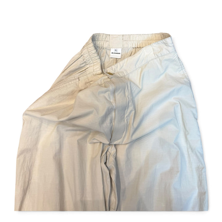 Jil Sander Cream Lightweight Tech Pants (XL)