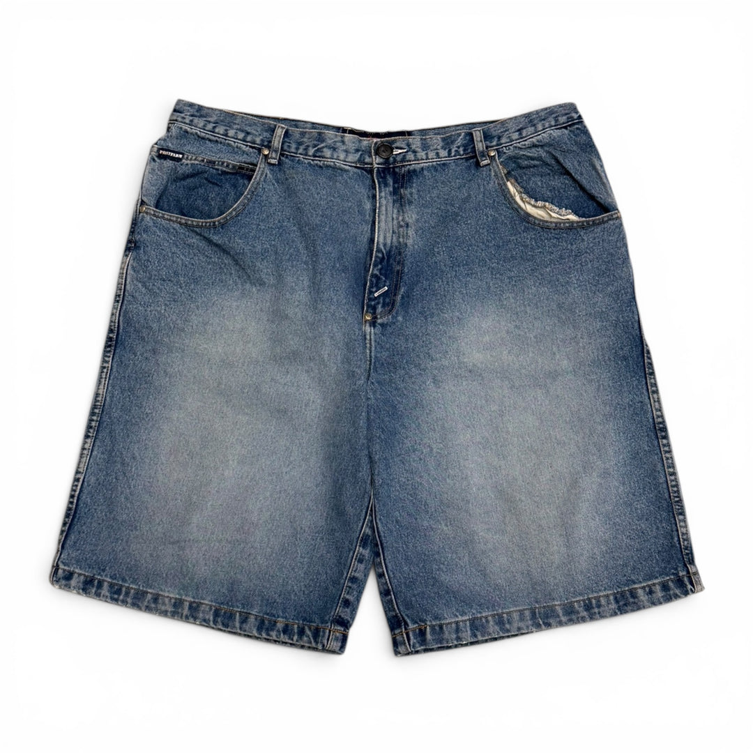 Vintage Phat Farm Baggy Denim Shorts Blue (40")