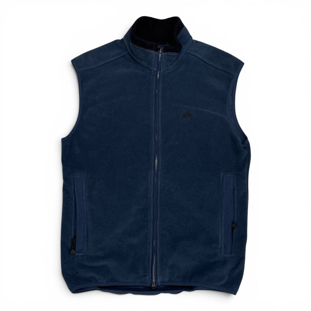 Vintage Nike ACG Fleece Gilet Navy (M)