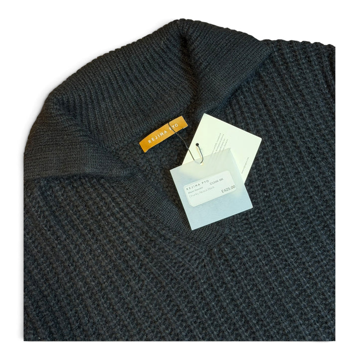 Vintage Rejina Pyo Black Knitted Sweater (S)