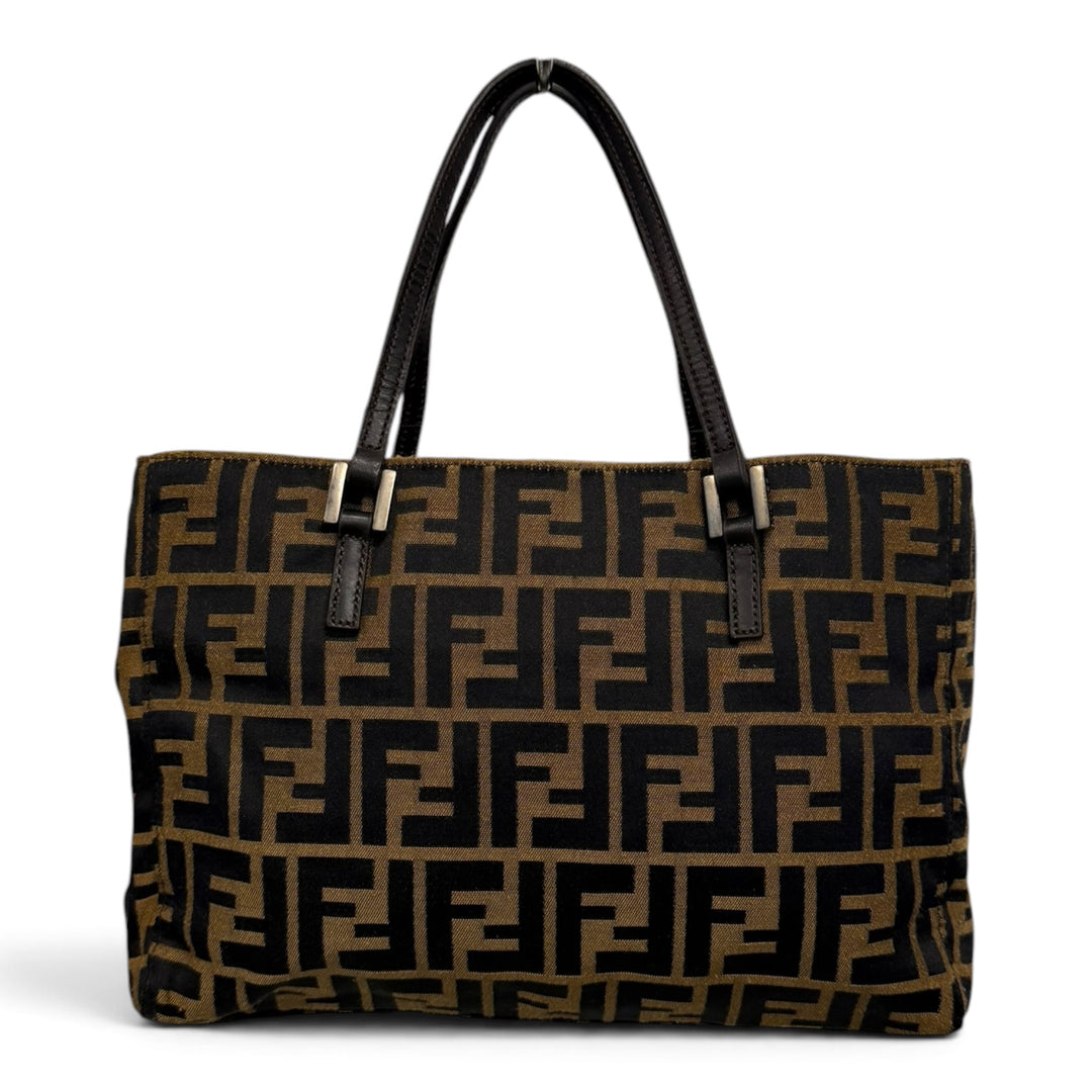 Fendi 200-2010 Zucca Canvas Tote Bag