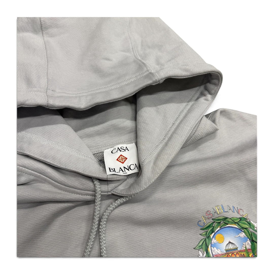 Casablanca L'Arche Logo Over Hoodie Grey (L)