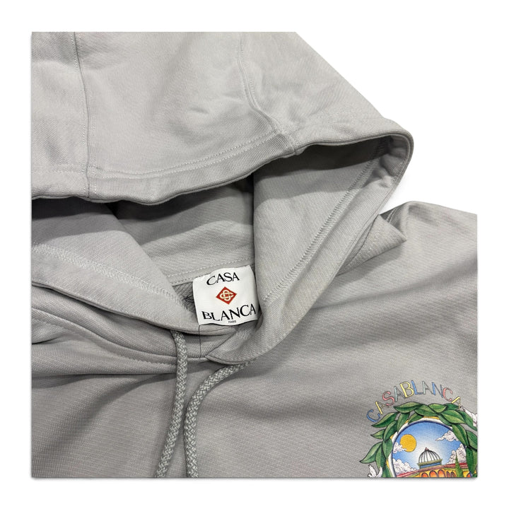 Casablanca L'Arche Logo Over Hoodie Grey (L)