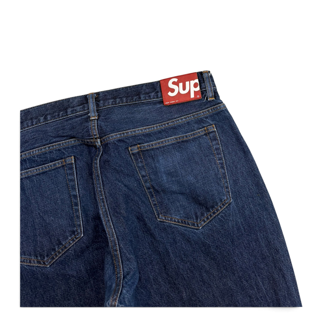 Supreme Baggy Denim Jeans Blue (36")