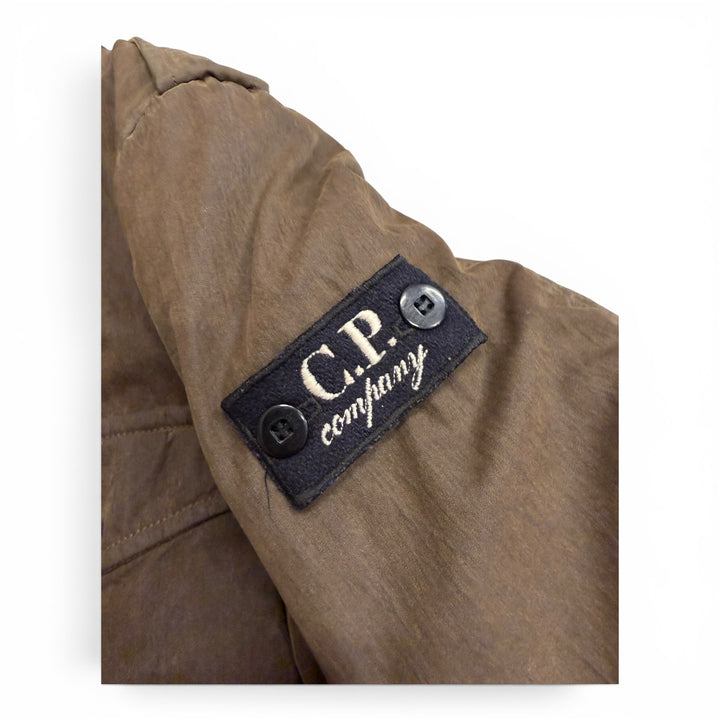 Vintage Cp Company Puffer Jacket Brown (XS)