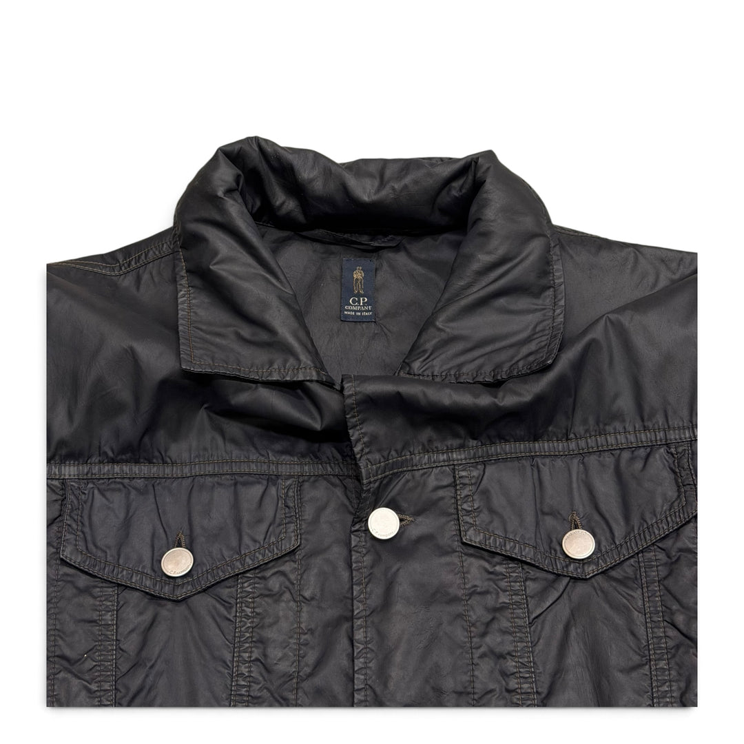 Vintage CP Company Wax Cropped Jacket (XS)