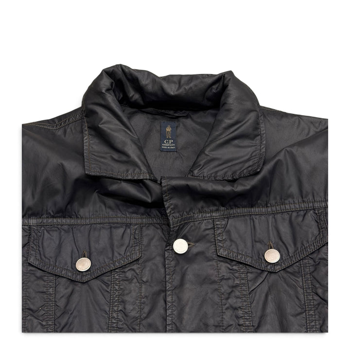 Vintage CP Company Wax Cropped Jacket (XS)